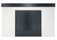 GARDEON® Gartenhaus mit sicherer Garagentür von Hörmann